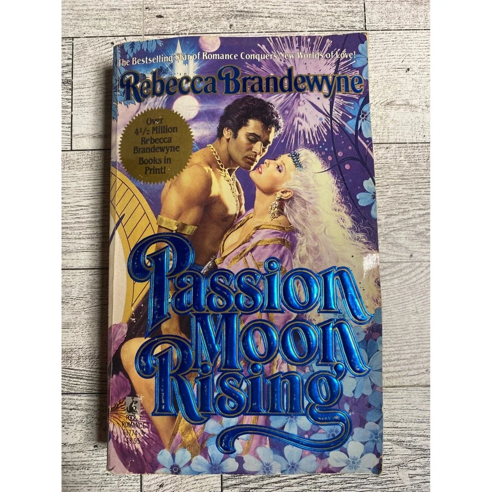 Passion Moon Rising Rebecca Brandewyne Paperback Romance 1988 1st‎ Print Ex-Lib